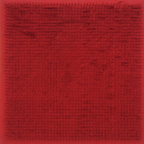 Clous monochrome rouge, 1969